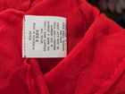 Scanlan & Theodore Sheer Silk Button-Down Midi Dress Red AU 8 - Image 6