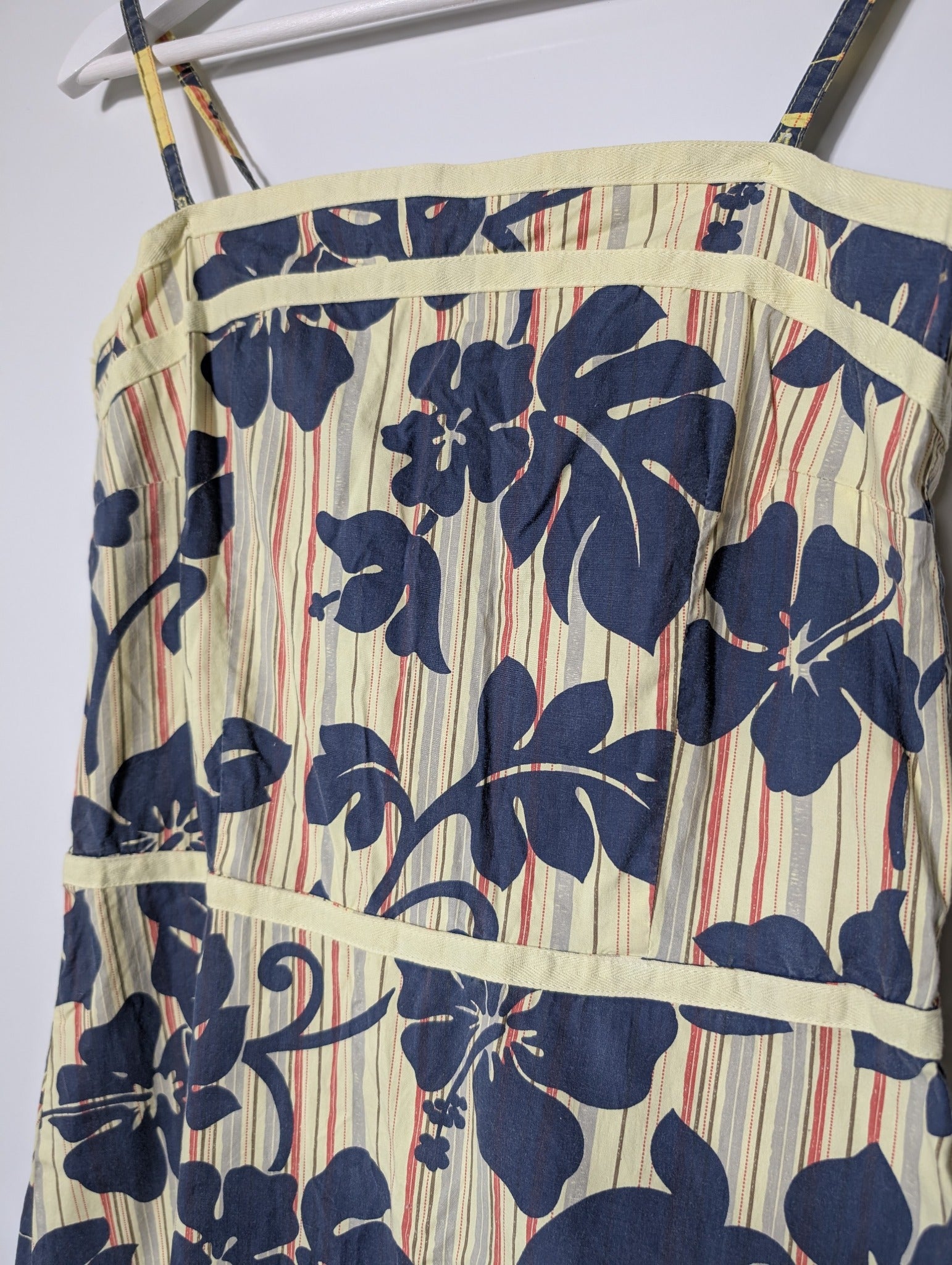 Gossip Tropical Floral Striped Sundress Size 40 - Image 3