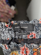 Isabel Marant Floral Silk Wide Leg Pants Women's Size 38 - Image 6
