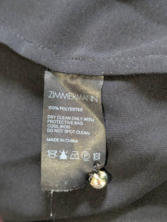 Zimmermann Black Blouse with Gold Hardware Detail Size 1 - Image 6