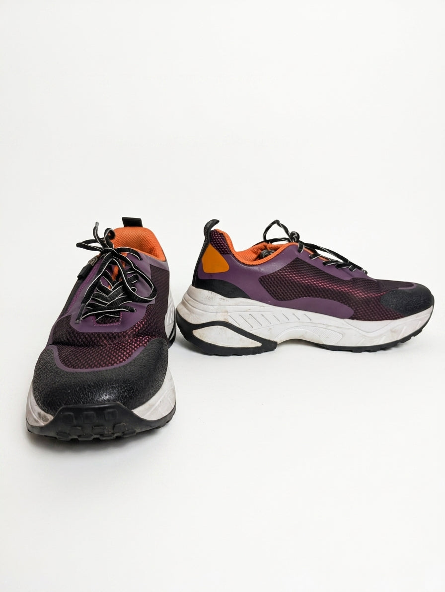 Waldläufer Chunky Mesh Sneakers Purple and Orange Women's US 9 - Image 1
