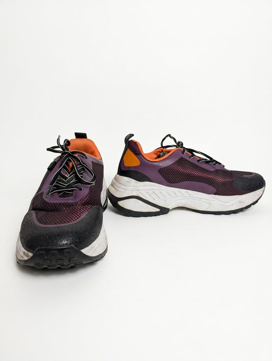 Waldläufer Chunky Mesh Sneakers Purple and Orange Women's US 9 - Image 1