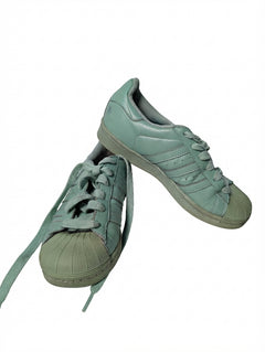 Adidas Superstar Pharrell Williams Mint Green US 4 - Image 1