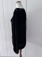Champaign Vintage Black Sequin Cardigan Jacket - Embellished Knit - Image 3