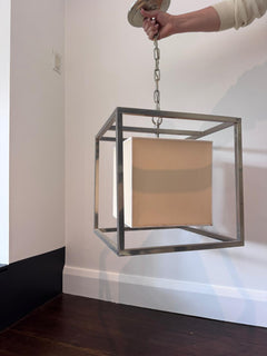 Visual Comfort & Co. Darlana Small Square Lantern Pendant Light - Image 3
