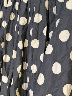 Gorman Cotton Silk Blend Polka Dot Skirt - Black & White - Image 3