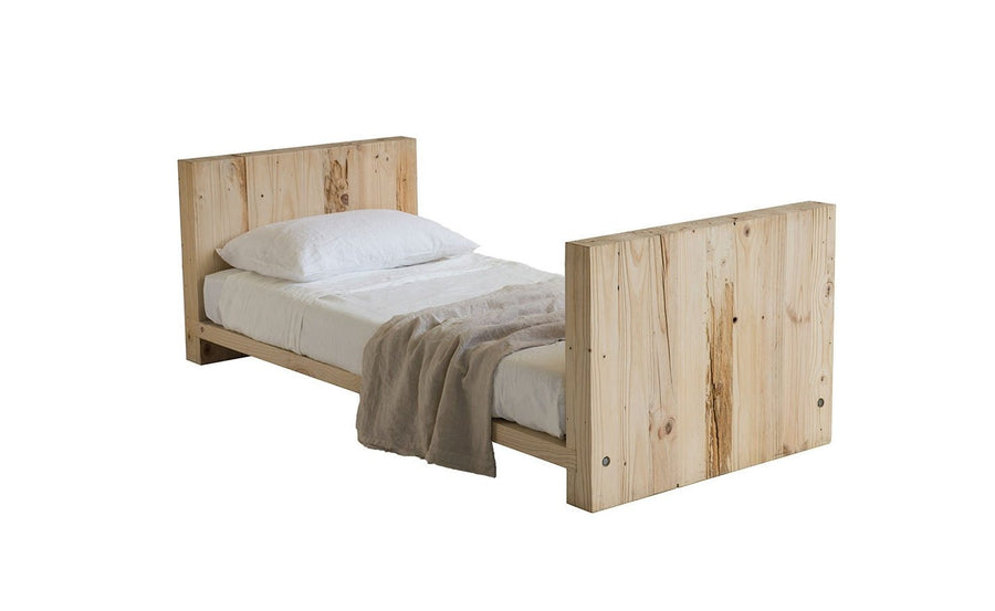 Mark Tuckey Basic Bed - King Single Solid Recycled Timber - Image 2