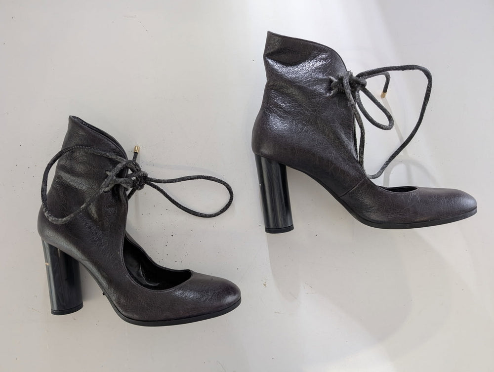 Stella McCartney Lace-Up Ankle Boots - Black EU 38.5 - Image 2