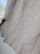 Assembly Label Ribbed Knit Midi Skirt Beige Wool Cashmere Size 14 - Image 2