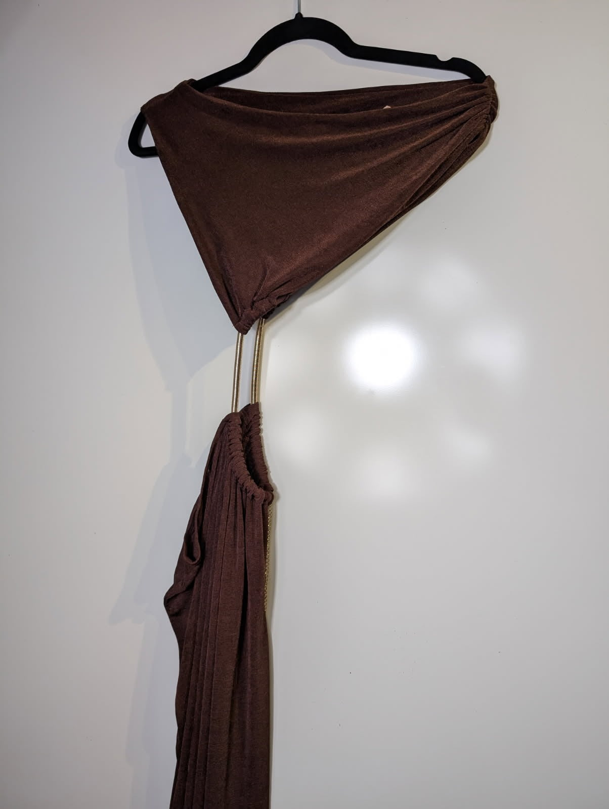 Meshki Knit Cut-Out Maxi Dress Brown Size XS - Image 2