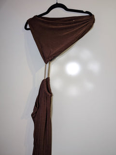 Meshki Knit Cut-Out Maxi Dress Brown Size XS - Image 2