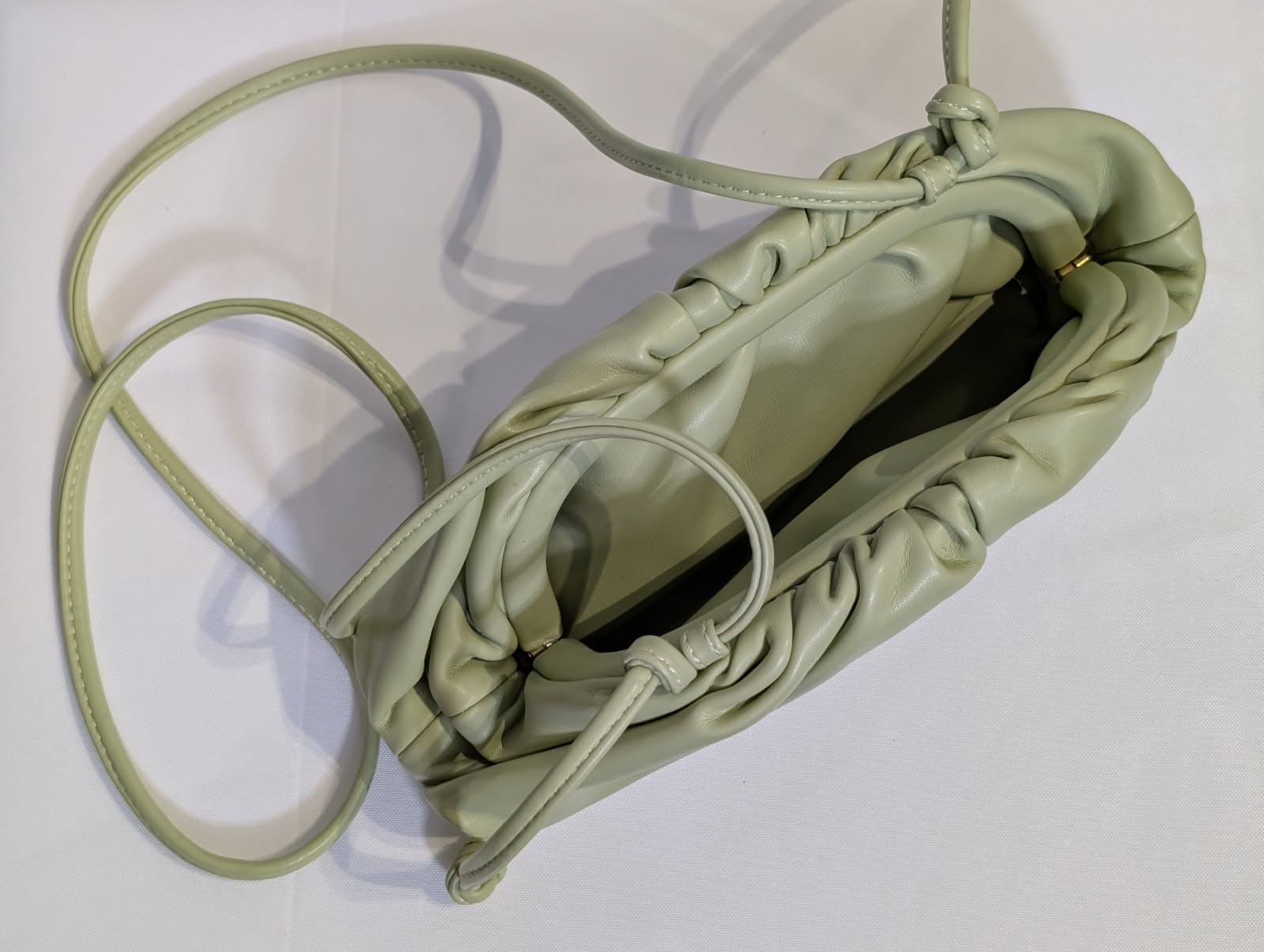 Peta + Jain Mini Pouch Crossbody Bag Sage Green - Image 2