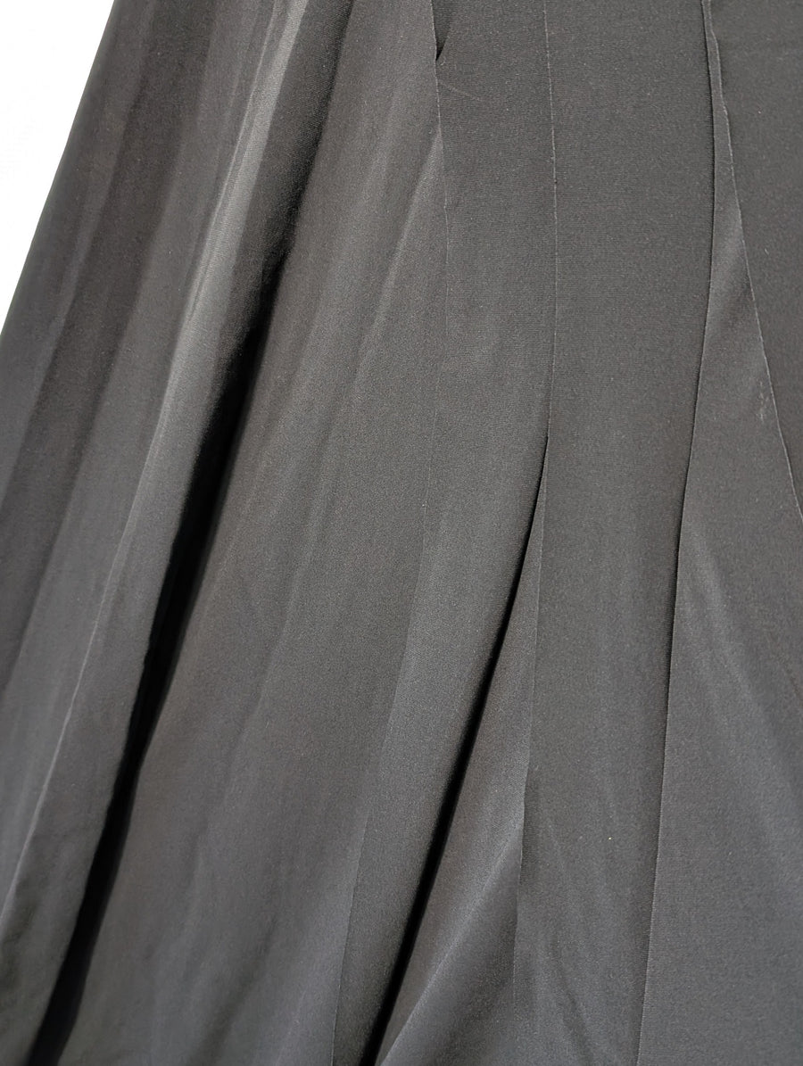 George Sleeveless Draped Maxi Dress Black Size 10 - Image 2