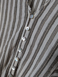 Massimo Dutti Striped Button-Down Blouse Women's XS - Image 2