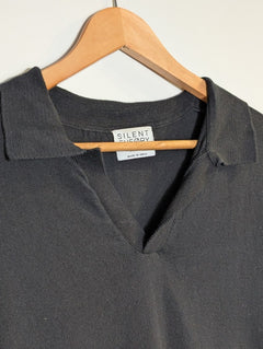 Silent Theory Black Polo Shirt - Men's Size Small - Image 3