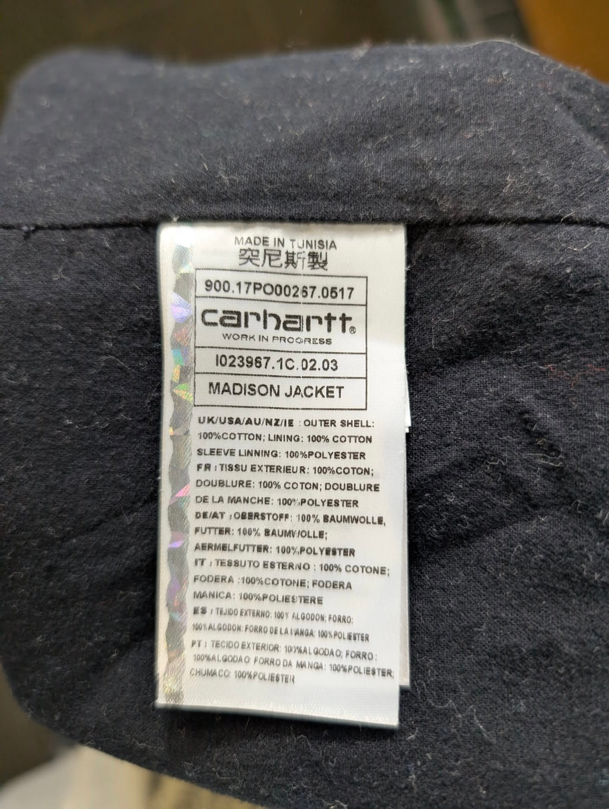 Carhartt WIP Madison Corduroy Jacket - Black Men's XL - Image 2