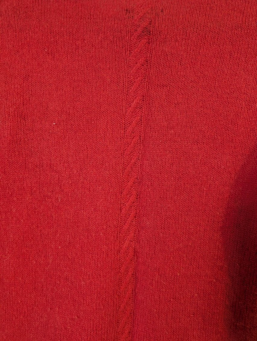 Jigsaw Women's Crewneck Sweater 100% Cashmere Red Size XS - Image 8