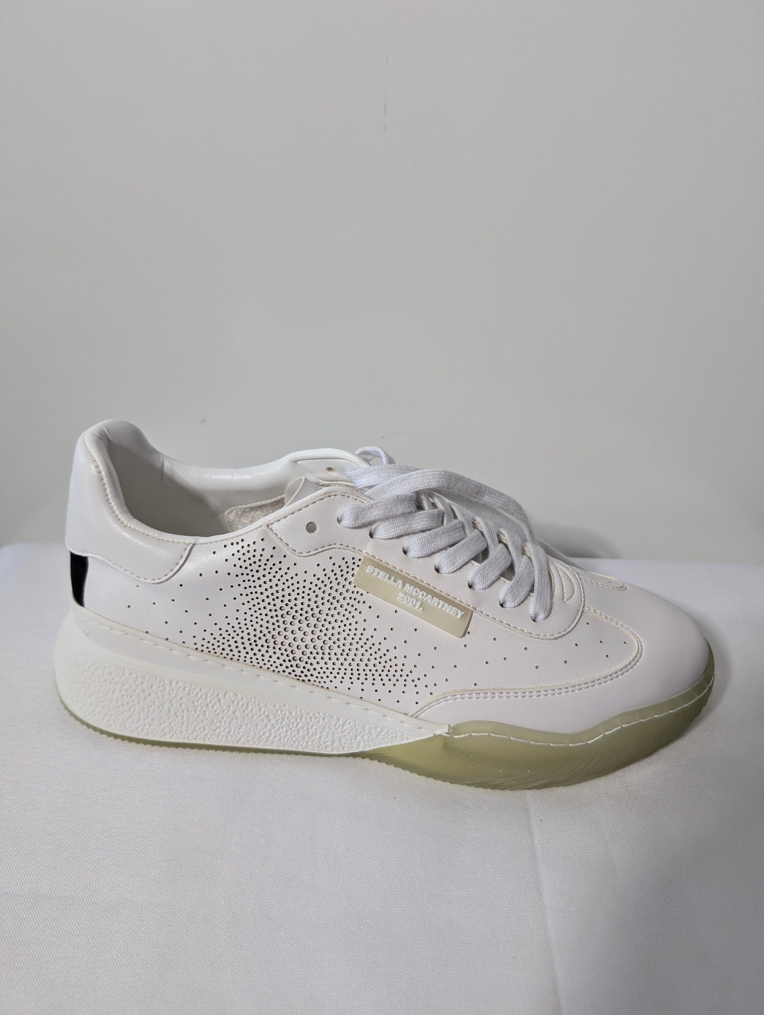 Stella McCartney 2001 Sneakers White Leather EU 41 - Image 2