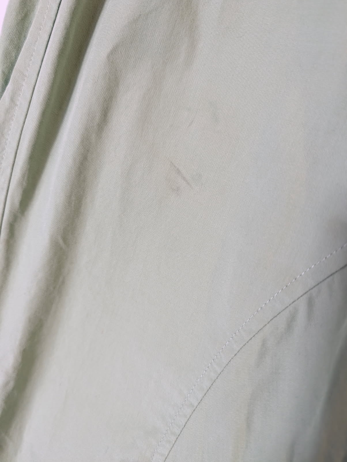 Bassike Sage Green Lightweight Casual Pants - Size 1 - Image 3