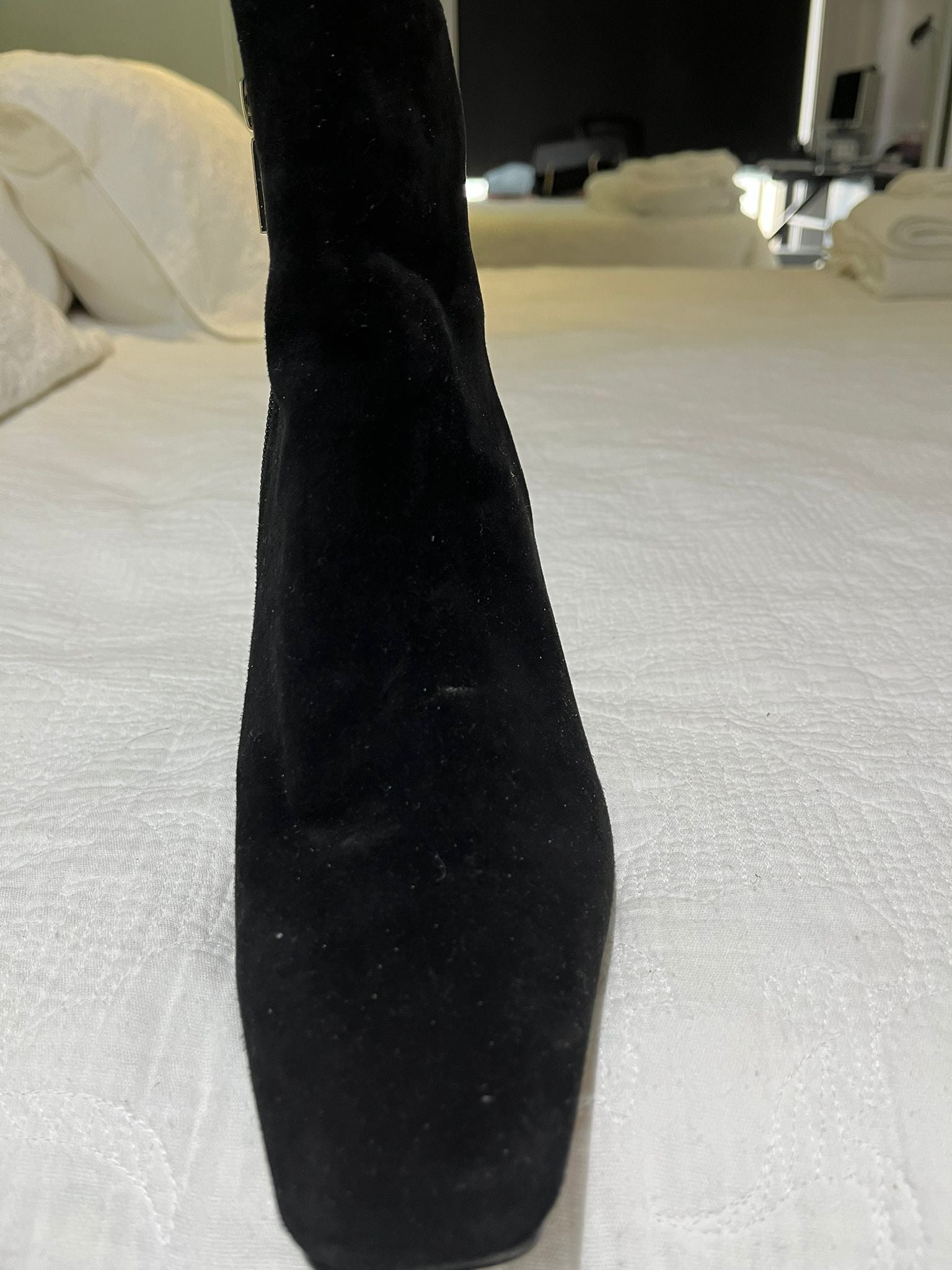 Edward Meller Ankle Boots Black Suede and Leather - Image 2