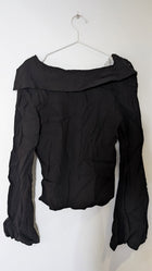 Viktoria & Woods Black Long Sleeve Collared Blouse - Size 0 - Image 2