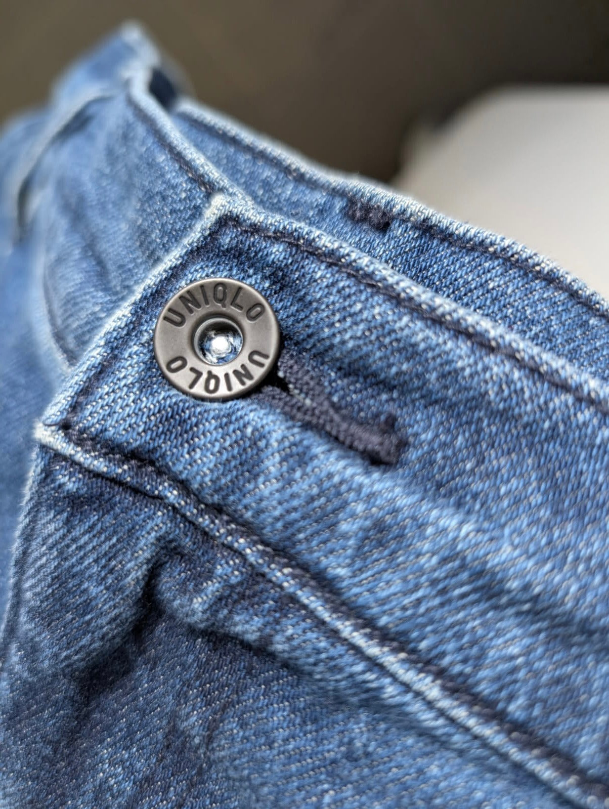 Uniqlo Jeans - Men's Blue Denim Straight Leg Size XL - Image 3