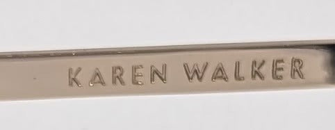 Karen Walker Maze 1502 Sunglasses - Black and Gold - Image 3