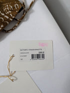 Scanlan Theodore Butterfly Dragon Bralette Chocolate Linen Size 10 - Image 3
