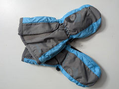 Kaos Snow-Tex Kids Winter Mittens - Blue/Grey Penguin Print Size 2XS - Image 1