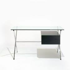 Knoll Albini Desk by Franco Albini 1958 White Lacquer & Glass Designer Desk - Image 2
