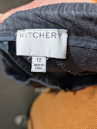 Witchery Linen Blend Drawstring Jogger Pants Beige Women's Size 12 - Image 3