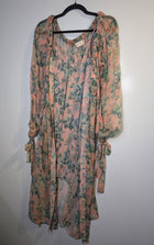 Zimmermann Floral Chiffon Off-Shoulder Dress Size 0 - Image 2