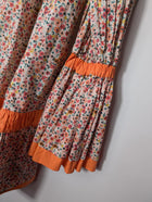 Silvia Tcherassi Pescali Floral Cotton Dress Size S - Image 2