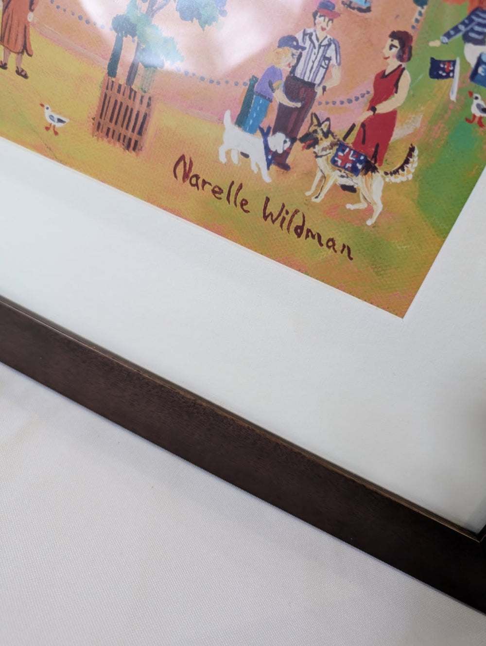 Narelle Wildman Sydney Harbour Framed Art Print Signed & Authenticated - Image 2