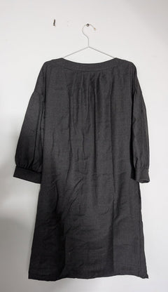 Derek Lam Virgin Wool Shift Dress - Banker Grey Size 38 - Image 2