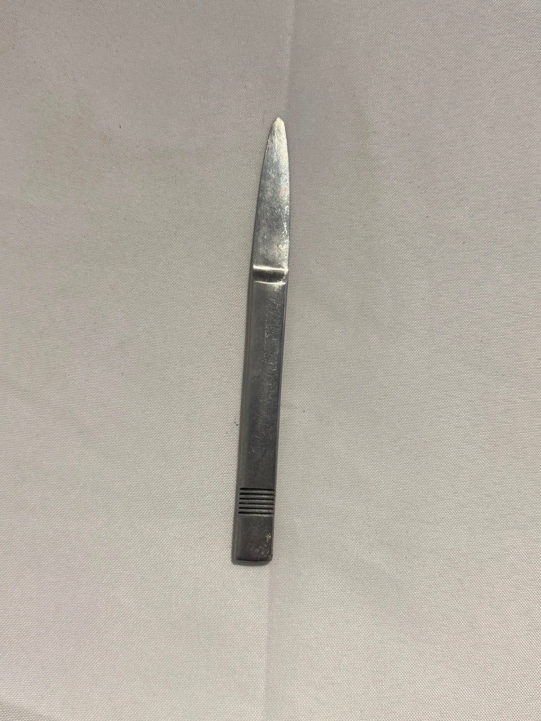 Vintage Stainless Steel Letter Opener Minimalist Design - Image 2