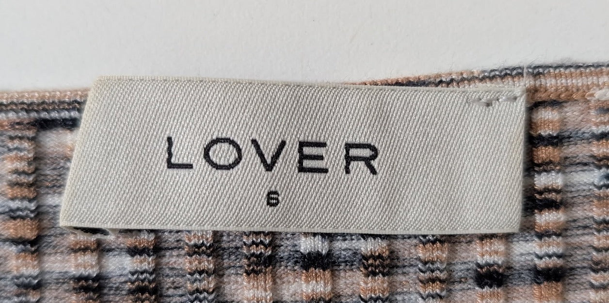 Lover The Label Ribbed Long Sleeve Cardigan - Multi-Colour Size 6 - Image 2
