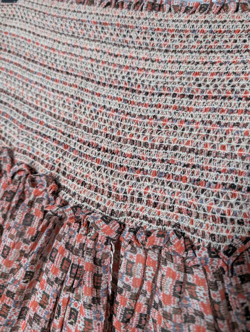 Isabel Marant Silk Maxi Dress - Smocked Tube Top - Size 34 - Image 3