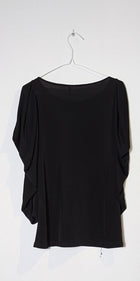 Bianca Dolman Sleeve Top Black Women's Size 12 - Image 2