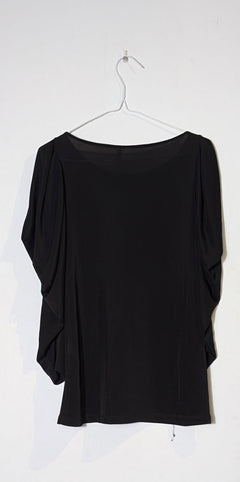 Bianca Dolman Sleeve Top Black Women's Size 12 - Image 2