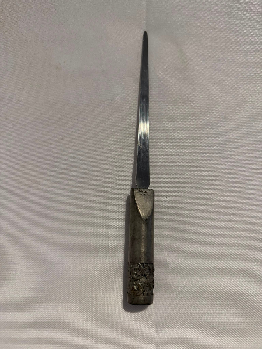 Selangor Pewter McDonald's Letter Opener Celtic Knotwork Silver - Image 2