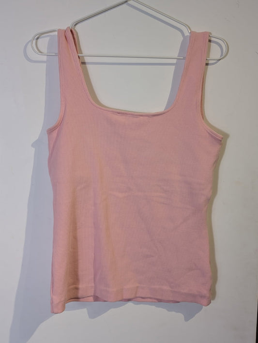Country Road Ribbed Tank Top - Pastel Pink Women's Size S - Image 2