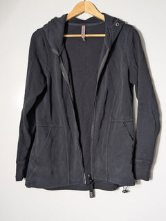 Lorna Jane Zip-Up Hoodie Black Women's Size S - Image 1