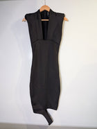 Zhivago Women's Black Structured Mini Dress - Size 6 - Image 1