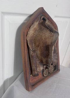 Australia Wall Plaque Woman's Face Sculpture Mid-Century Modern - Image 2