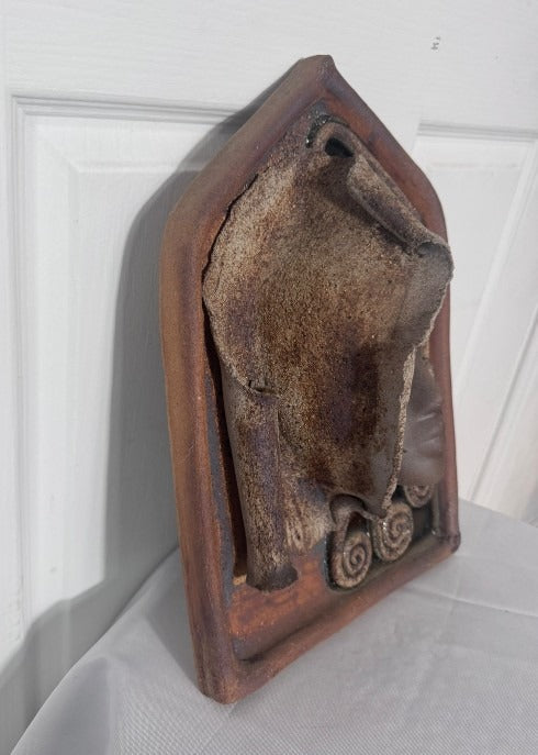 Australia Wall Plaque Woman's Face Sculpture Mid-Century Modern - Image 2