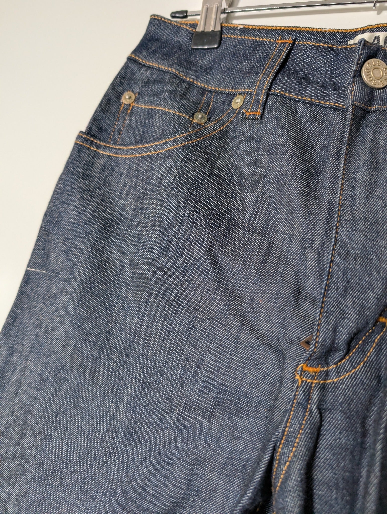 Acne Studios Needle Raw Denim Jeans Dark Indigo 27/32 - Image 2