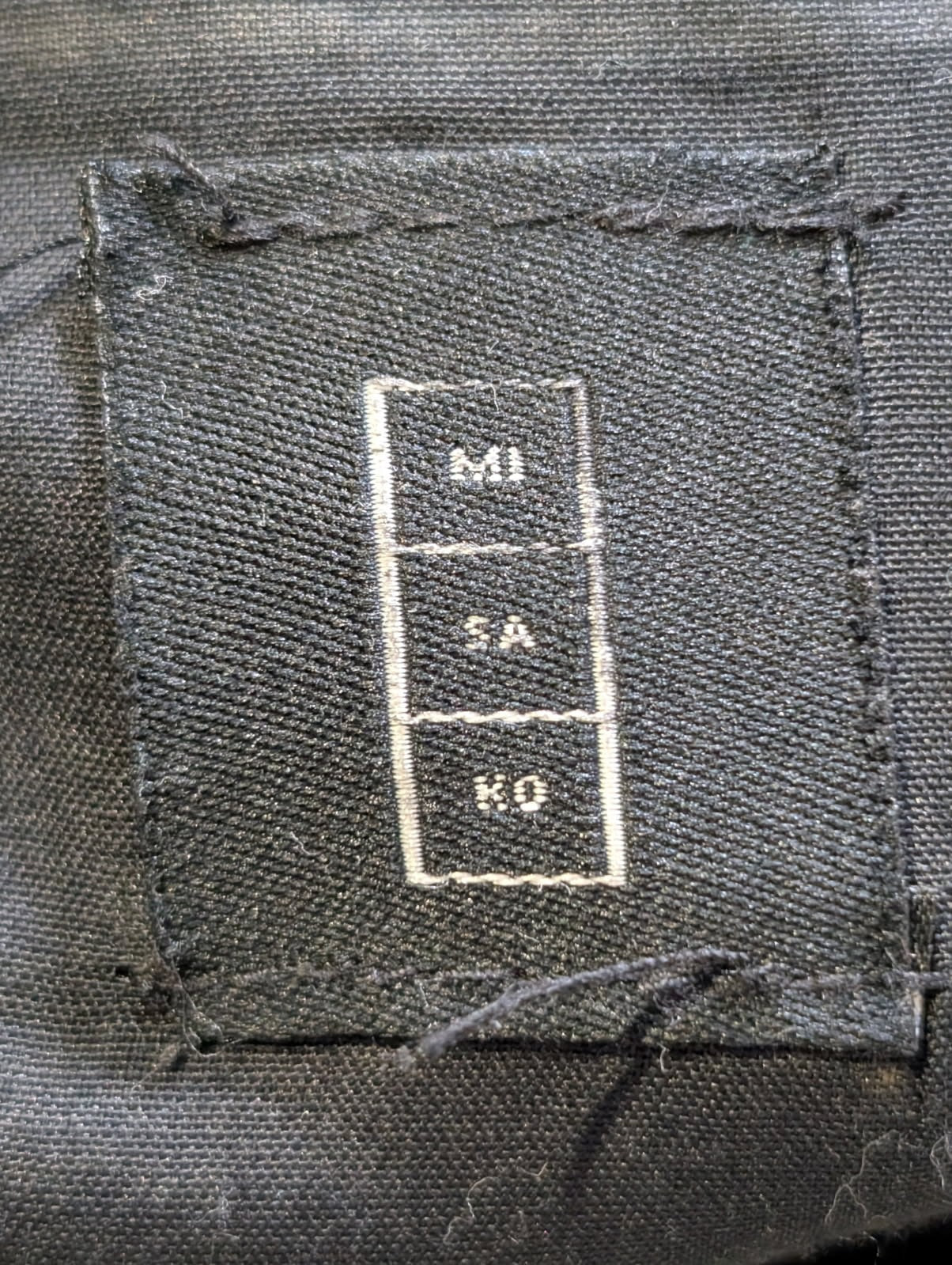 Mi Sa Ko Woven Tote Bag Black - Image 2