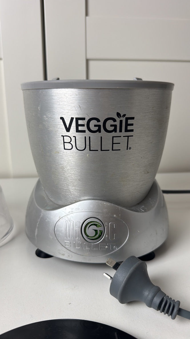 Magic Bullet Veggie Bullet Food Processor Base and Slicing Attachment - Image 1