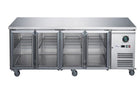FED-X Commercial 4-Door Stainless Steel Under-Counter Fridge 553L - Image 2